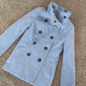 H&M peacoat women's size 6 light grey